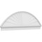 Ekena Millwork Segment Arch Sunburst Architectural Grade PVC Combination Pediment, 84"W x 27-7/8"H x 2-3/4"P PEDPC084X280SEG01 - alternate 1